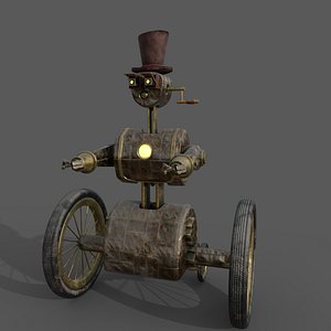 Steampunk Retro Robot