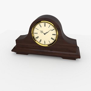 mantel clock 3D model