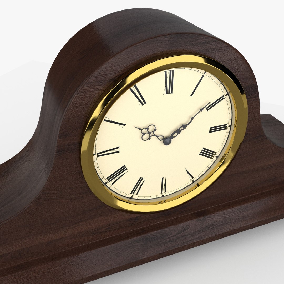 Mantel Clock 3D Model - TurboSquid 1163852