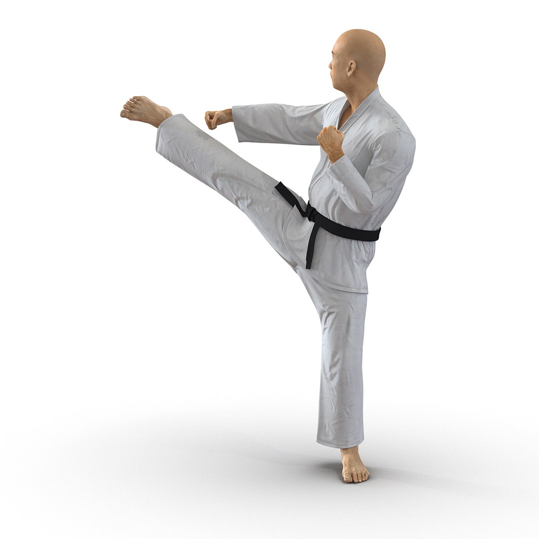 Girl Black Belt Karate Pose Stock Photo 1075807718 | Shutterstock