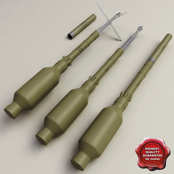 専用 ソ連/ロシア軍 RPG-7 TBG-7V／OG-7V樹脂プラモデル ①⑥