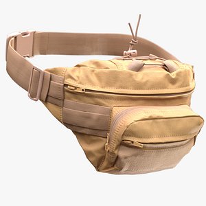Man and Woman in Tactical Waist Bag 128