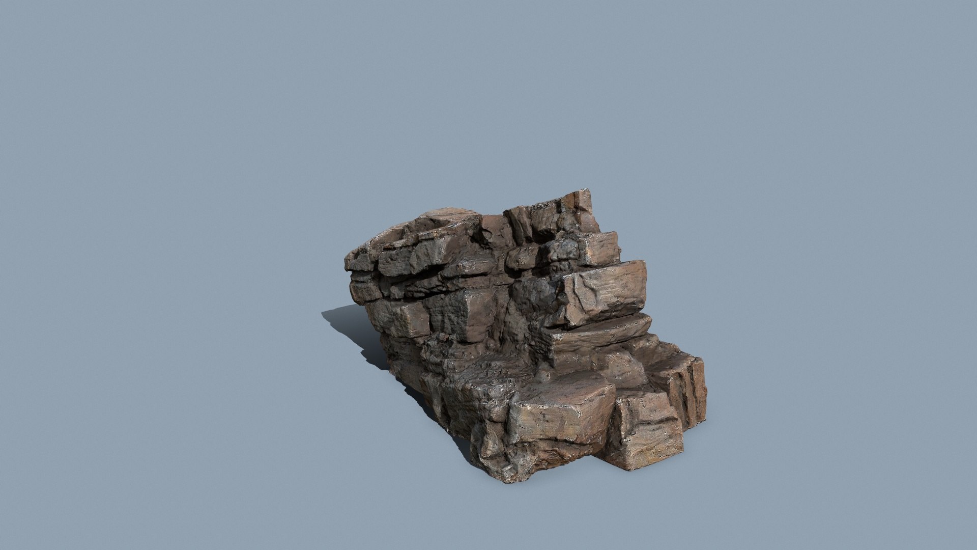 3D Model Cliff Rocks - TurboSquid 2206861