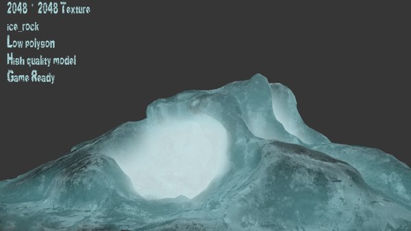 ice snow 3D model