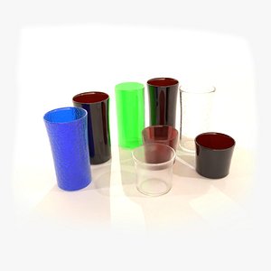 Drinking Glasses 3D model