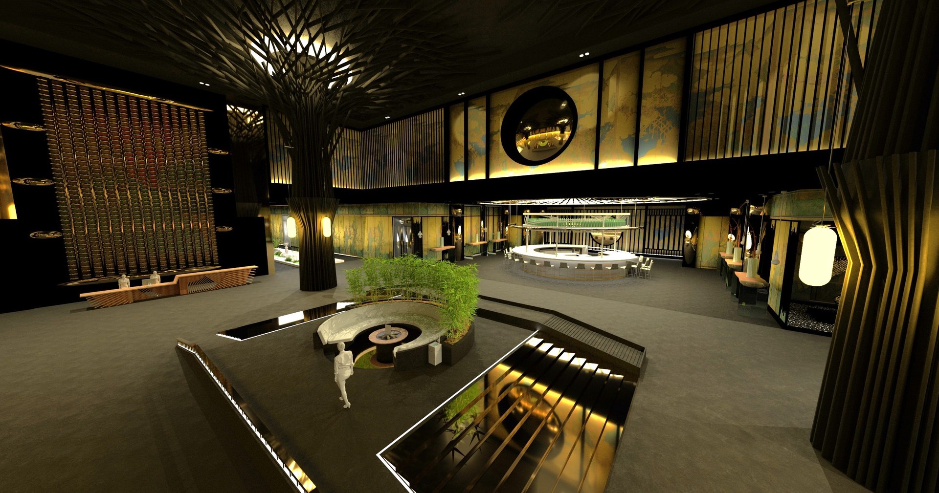 Hotel Lobby 3D Model - TurboSquid 2254841