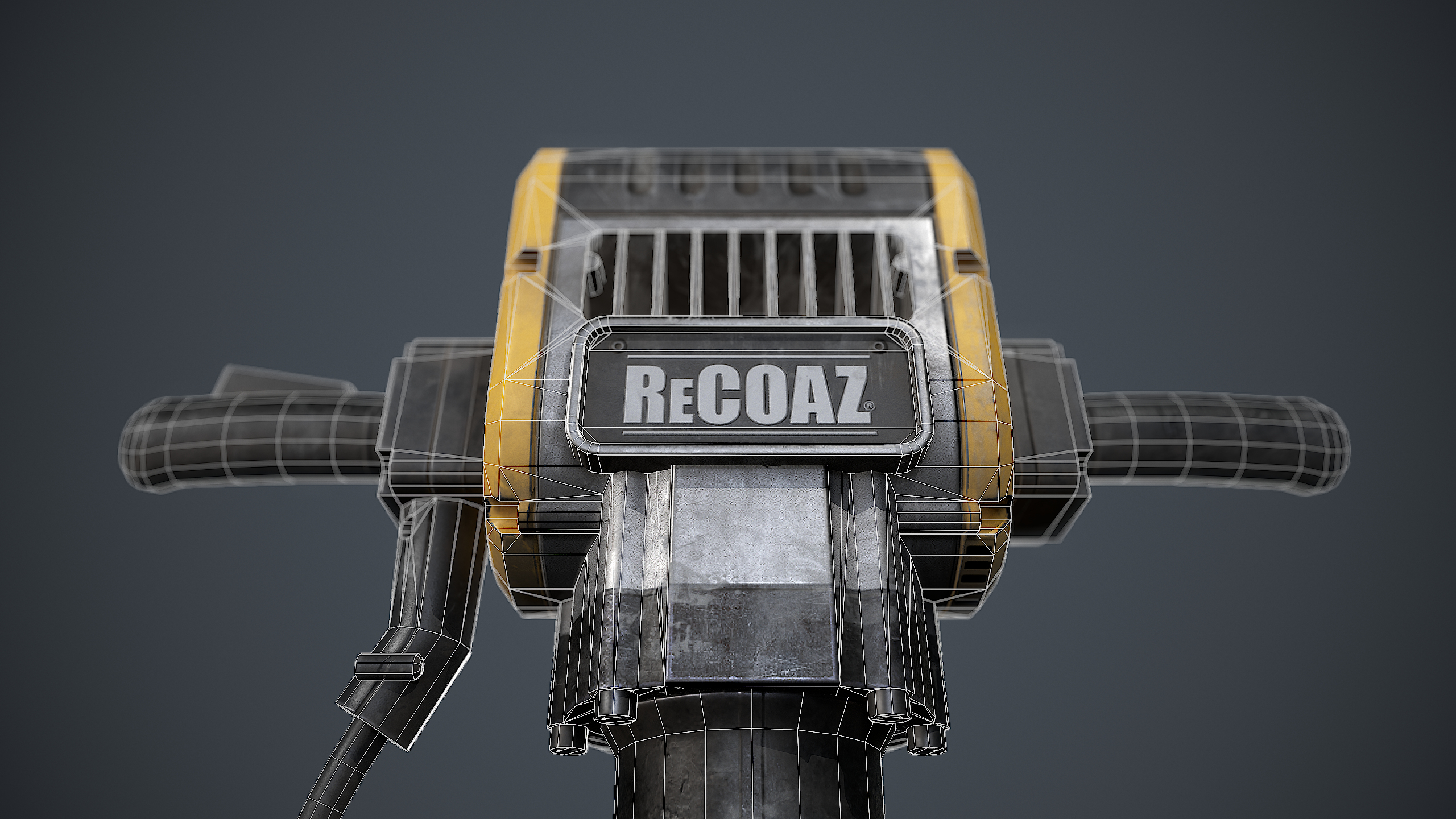 Ready jackhammer model TurboSquid 1700108