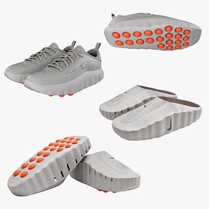 3D Nike Mind Shoes 2 in 1 model