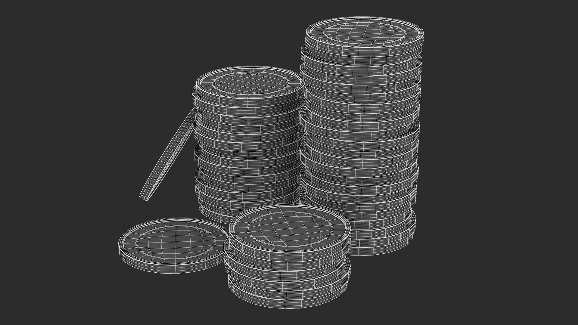 3D model NFT Gold Coin Stack https://p.turbosquid.com/ts-thumb/tQ/dAplVH/Ig/wire2/png/1725315897/1920x1080/fit_q87/3582c54e79704d2e33e317ca12ab62d3ec791129/wire2.jpg