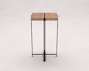 SIDE TABLE Form in stool