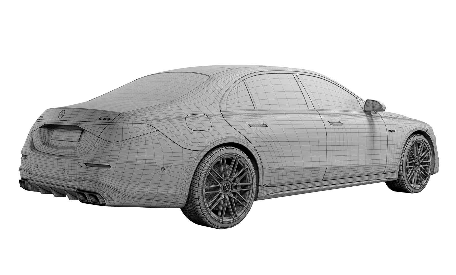 Mercedes Benz S63 E AMG Performance 3D model - TurboSquid 2168306