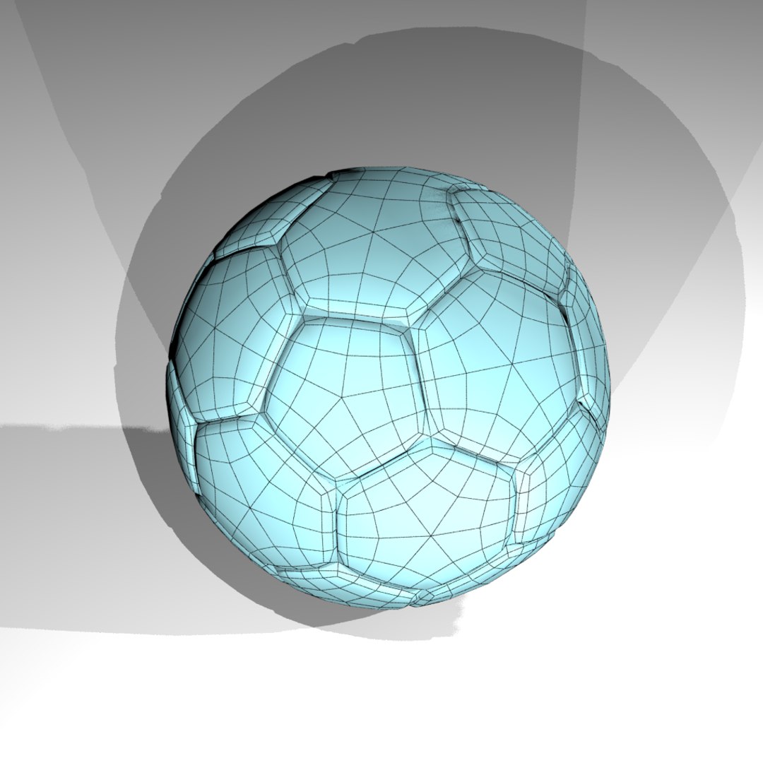 3d model soccer ball