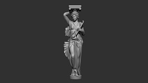 3D model Woman statue