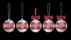 3D model Christmas ornaments style 10