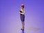 Low Poly 3D Stylized Character Business People Isometric Set