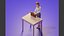 Low Poly 3D Stylized Character Business People Isometric Set