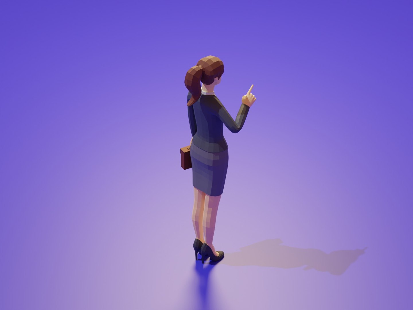 Low Poly 3D Stylized Character Business People Isometric Set 3D model https://p.turbosquid.com/ts-thumb/tQ/q3pOSv/Go/lowpoly3dcharacterbusinesswomanraisehandpose11/jpg/1631513339/1920x1080/fit_q87/dbf81066a4c544e169e0ed57167b57feb4e9e265/lowpoly3dcharacterbusinesswomanraisehandpose11.jpg