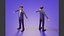 Low Poly 3D Stylized Character Business People Isometric Set