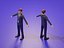 Low Poly 3D Stylized Character Business People Isometric Set