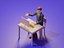 Low Poly 3D Stylized Character Business People Isometric Set