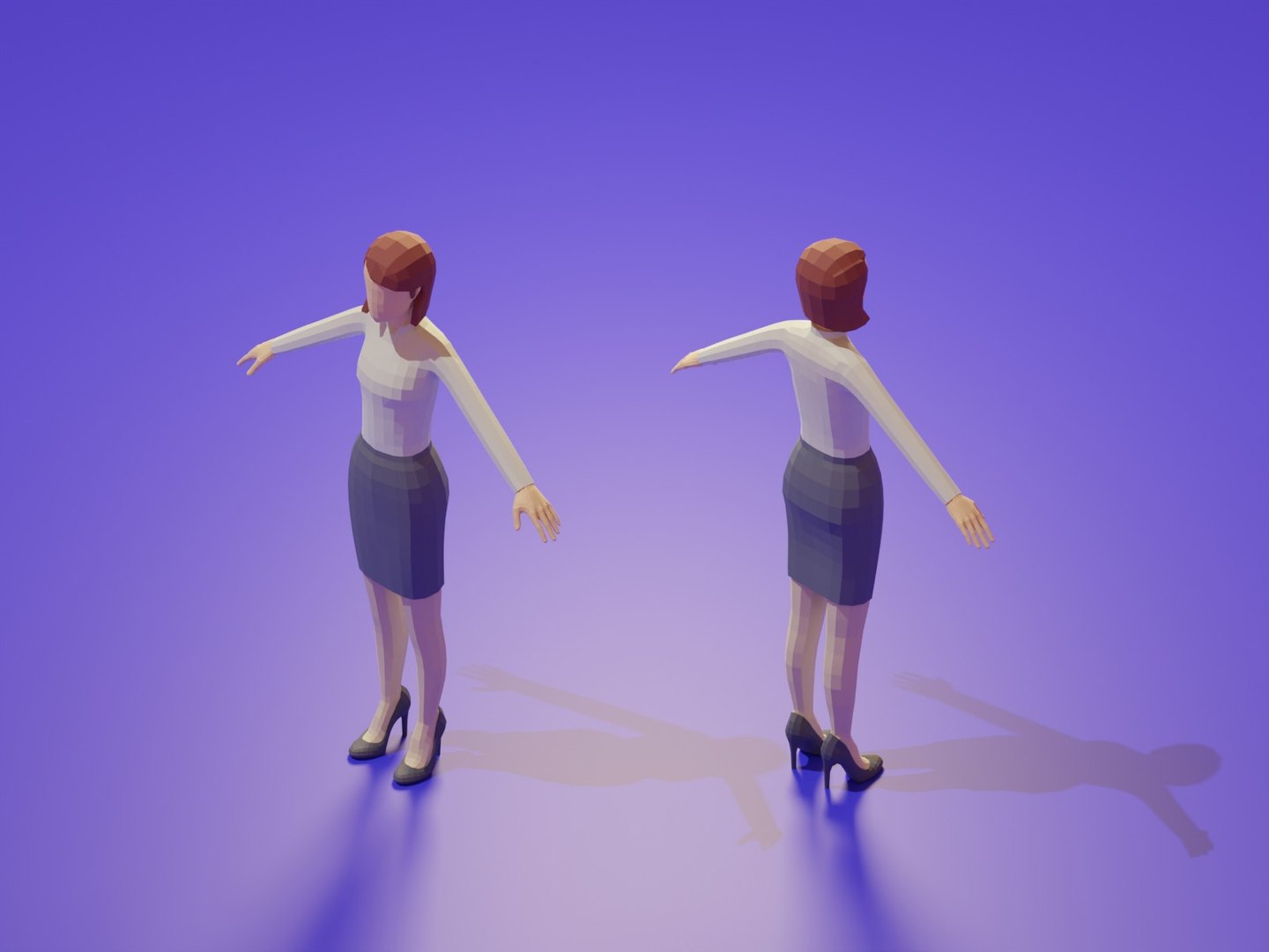 Low Poly 3D Stylized Character Business People Isometric Set 3D model https://p.turbosquid.com/ts-thumb/tQ/q3pOSv/dh/lowpoly3dcharacterbusinesswomanisometricpose16/jpg/1631513337/1920x1080/fit_q87/810ec2d1ebb0dcd541f3053a17f09adff88c19c5/lowpoly3dcharacterbusinesswomanisometricpose16.jpg