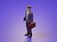 Low Poly 3D Stylized Character Business People Isometric Set
