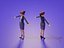 Low Poly 3D Stylized Character Business People Isometric Set