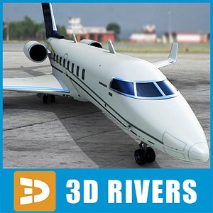 Bombardier challenger 605 01 by 3DRivers