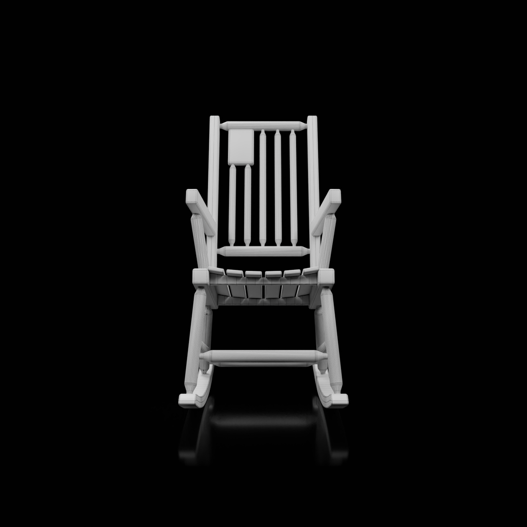 Flag rocker 3D model - TurboSquid 1523575