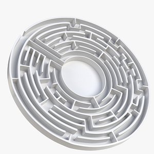 circular labyrinth ar 3D model