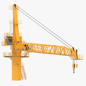 offshore crane 3D model