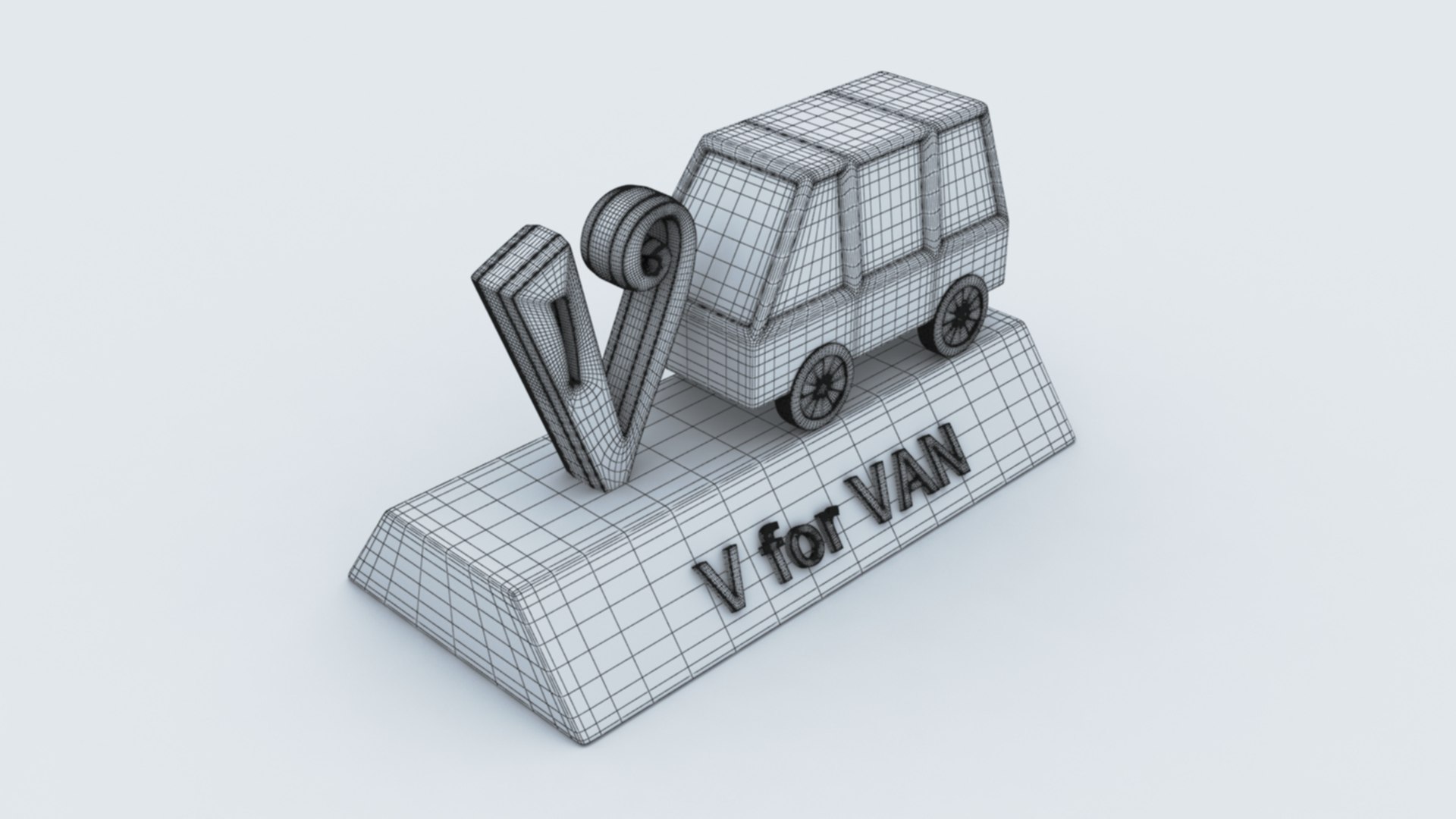 Van Learning Printable 3D Model - TurboSquid 1695889