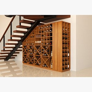 3D wine rack interior sense