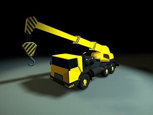 mobile construction crane dxf