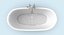 Classical Bathtub - Faucet on mostly empty