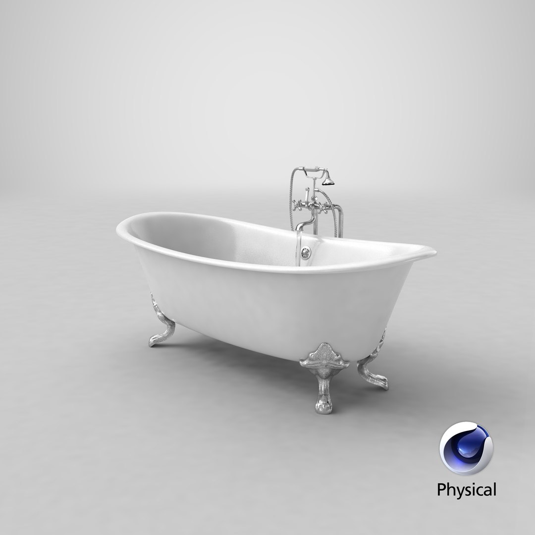 3D classical bathtub - faucet model https://p.turbosquid.com/ts-thumb/tR/4EhjAA/bUiGjh9M/stemcell_cinema_4d_physical_render/png/1533825554/1920x1080/fit_q87/d53afa354f520adfbf0dc96492e7621eb39c3927/stemcell_cinema_4d_physical_render.jpg