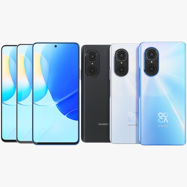 3D Huawei Nova 9 SE All Colors