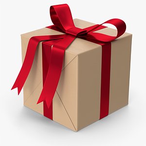 3D Gift Box model