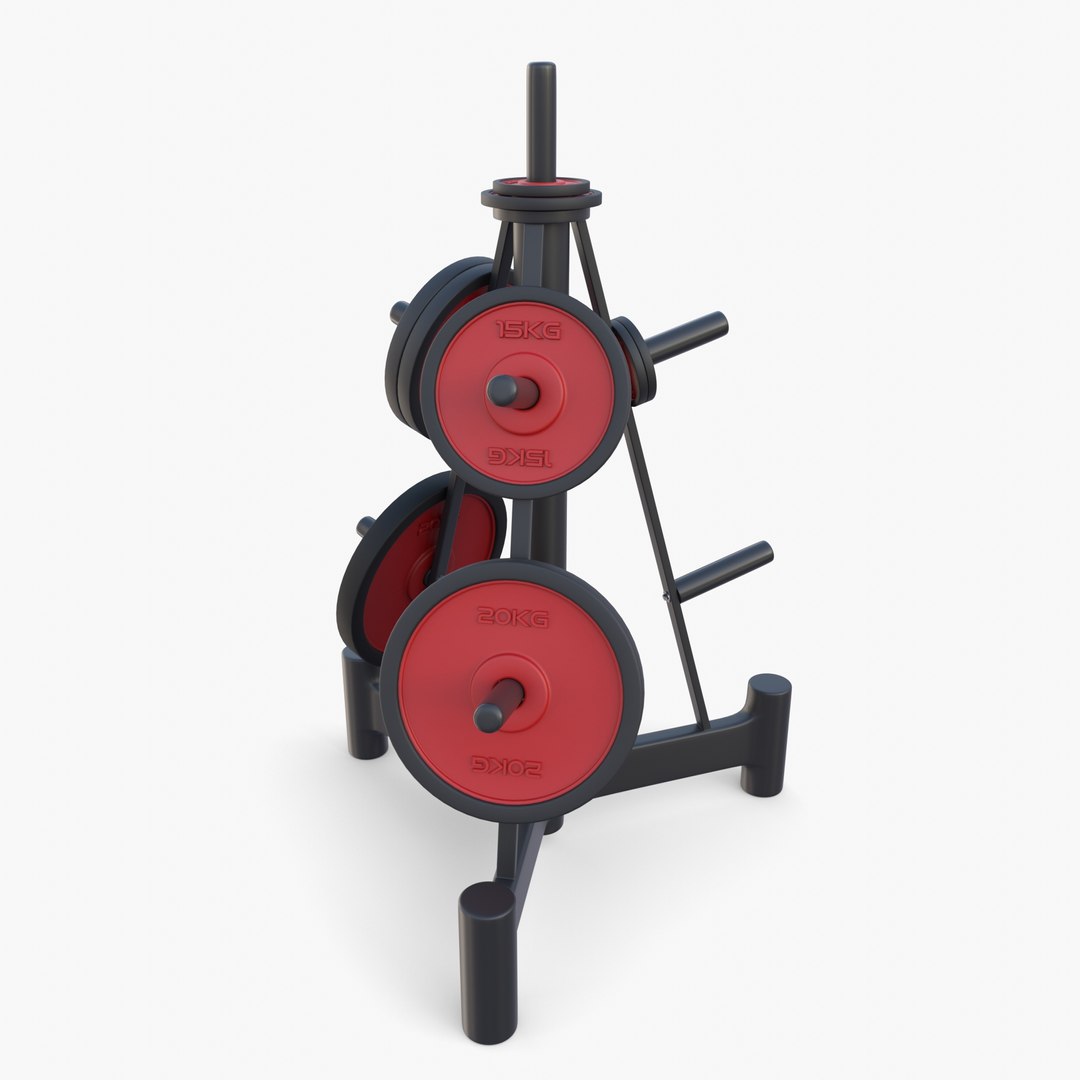 3D Disk Rack V2 Model - TurboSquid 2009125