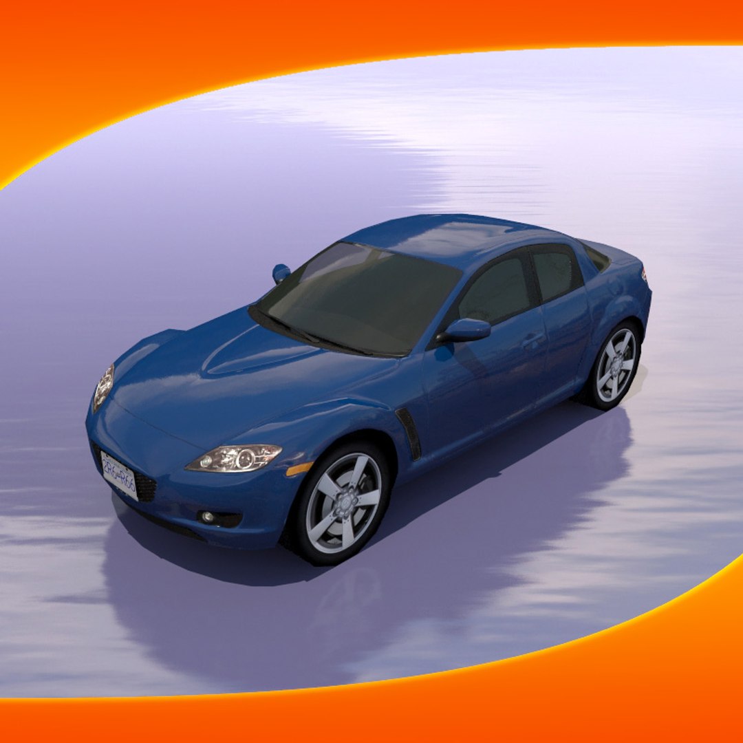 3dsmax mazda rx-8 car