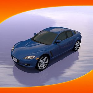 3dsmax mazda rx-8 car