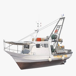 fishing vessel 3d model