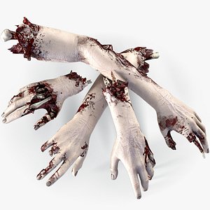 3D Severed Hands Collection model