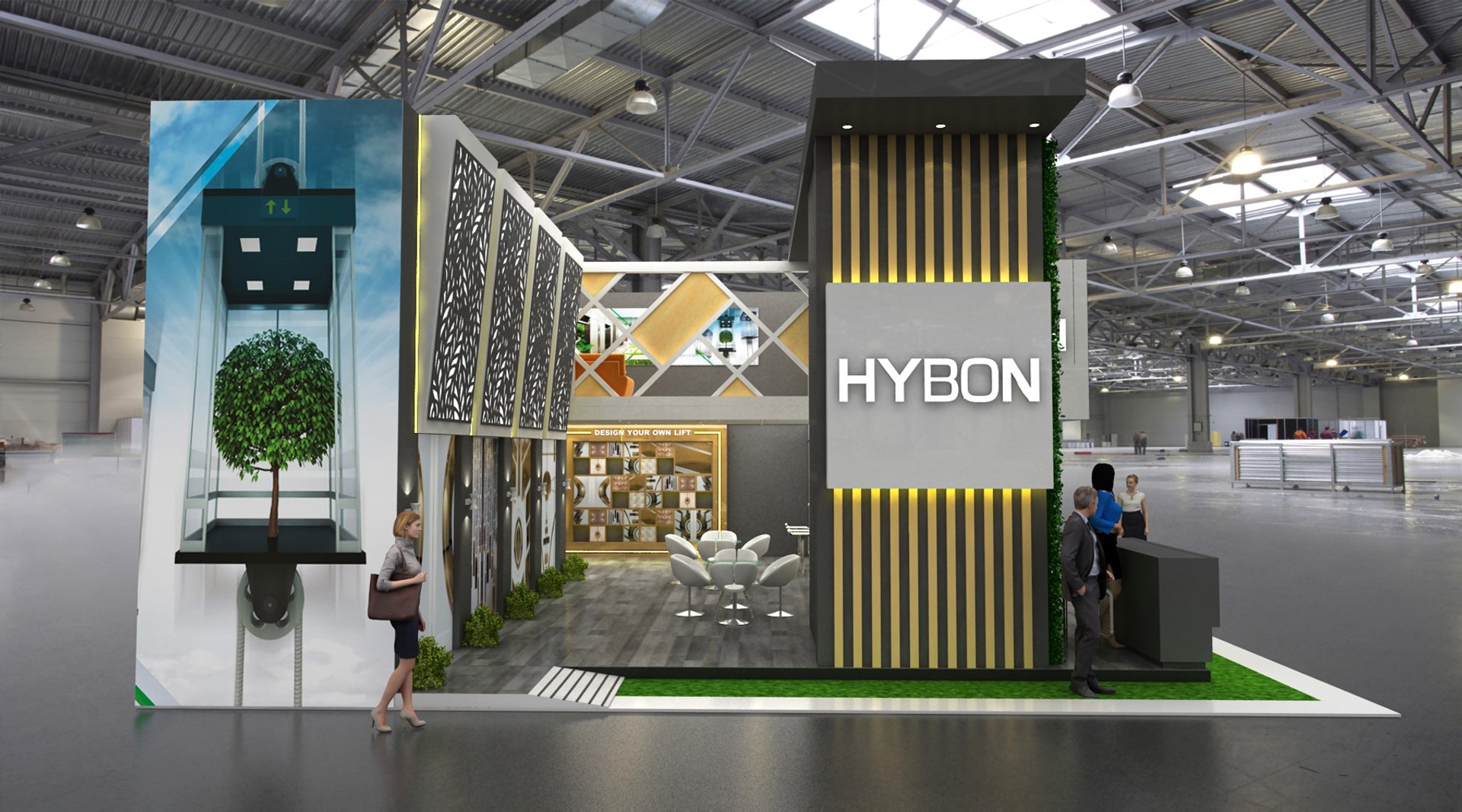 Exhibition stall 3D model - TurboSquid 1454612