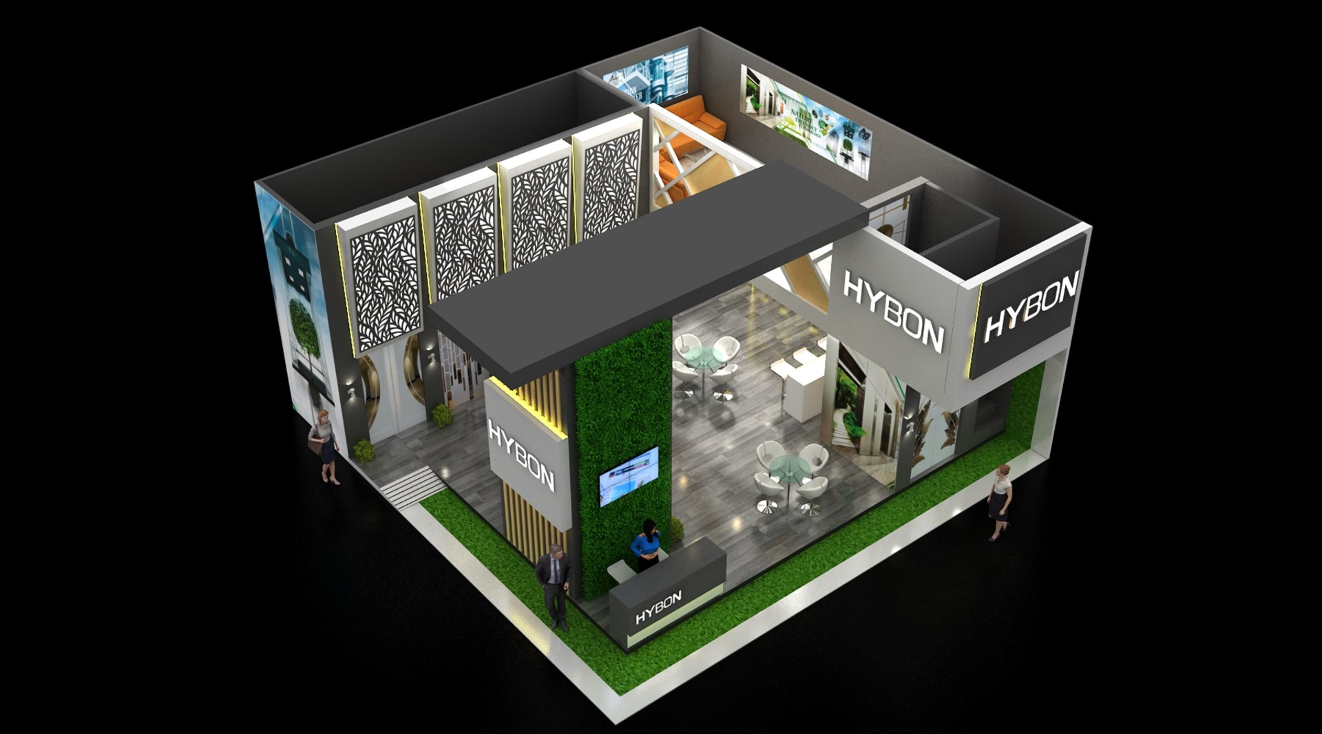 Exhibition stall 3D model - TurboSquid 1454612