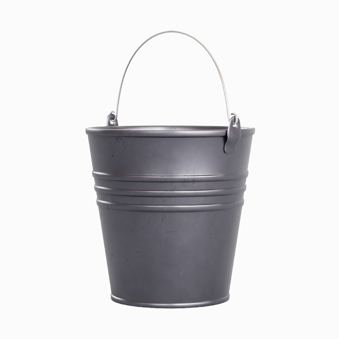 3D Steel Rust And Wear Steel Bucket - TurboSquid 2328962