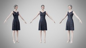 Dress 36 Neon Circuit Blocks