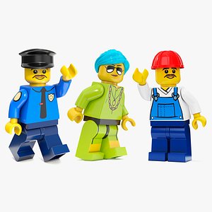 Rigged LEGO Minifigures Collection 2
