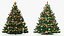 3D christmas holiday tree model