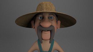 Cartoon Redneck No Rig